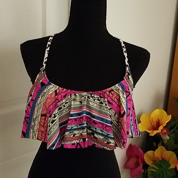 PINK Victoria's Secret Bikini Swim Top Size L - Picture 1 of 5